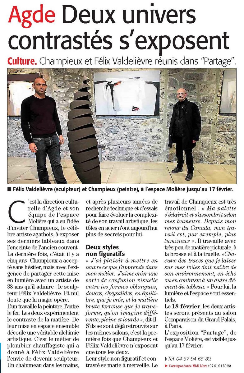 Article expo Agde